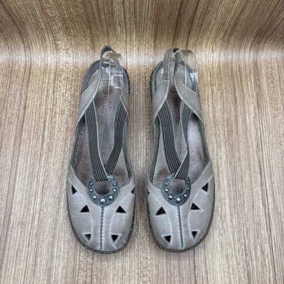 Remonte Dorndorf Tan leather sandals EU 42 10-10.5 Summer Closed Toe sandals - Picture 2 of 7